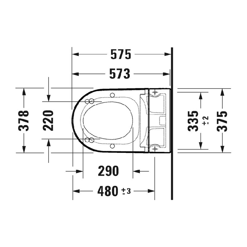 Duravit Унитаз с сиденьем с функцией биде