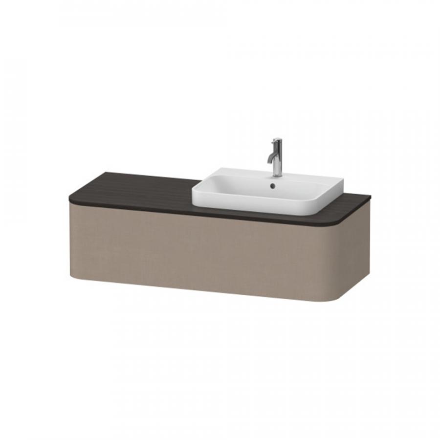 Duravit Happy D.2 Plus Тумбочка для подвесной консоли 1300 x 550 мм расположение чаши - справа HP4932R7575