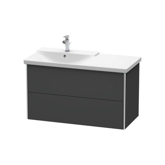 Duravit XSquare Тумбочка подвесная 1010 x 473 мм графит XS418504949