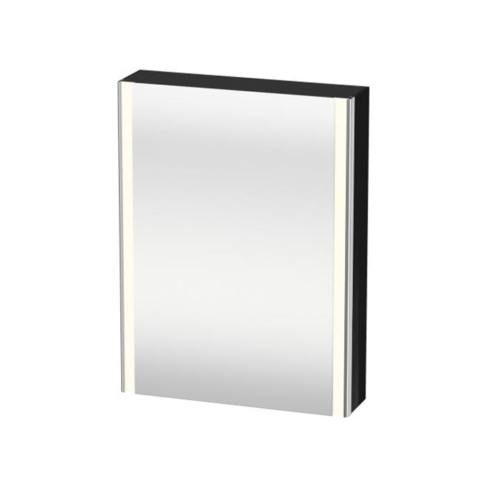 Duravit XSquare Зеркальный шкафчик левосторонний черный XS7111L4040