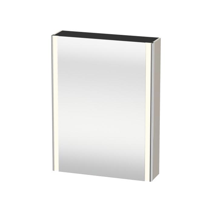 Duravit XSquare Зеркальный шкафчик левосторонний серо-коричневый XS7111L9191