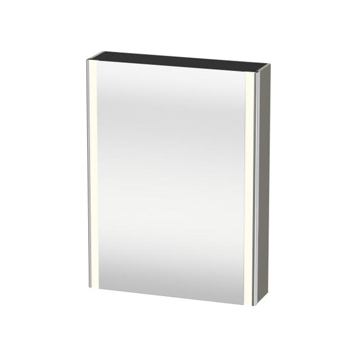 Duravit XSquare Зеркальный шкафчик левосторонний серый камень XS7111L9292