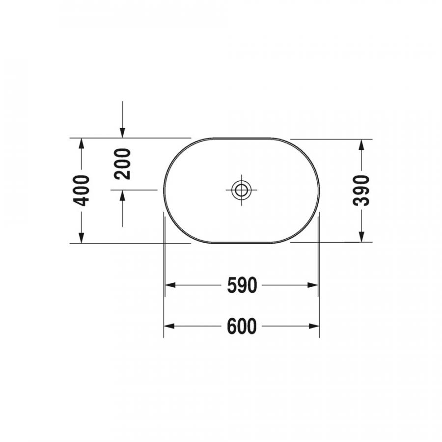 Duravit Luv Раковина 600 мм