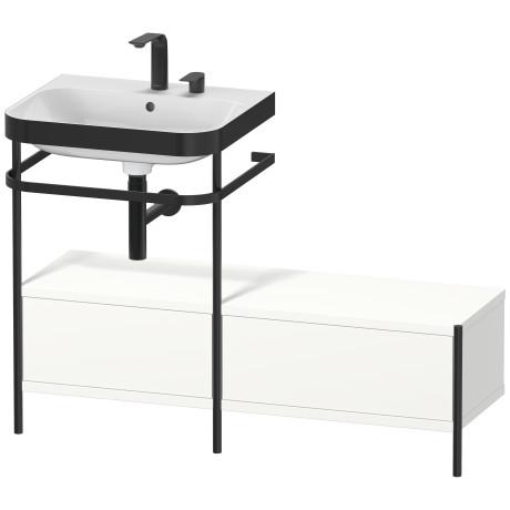 Duravit Happy D.2 Plus Мебельный умывальник c-bonded с напольной металлической консолью 1200 x 490 мм белый HP4760E3636
