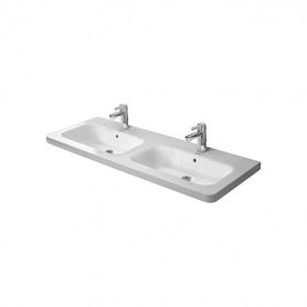 DuraStyle Двойной умывальник для мебели 1300 x 480 мм белый