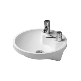 Architec Умывальник встраиваемый Ø 400 мм белый