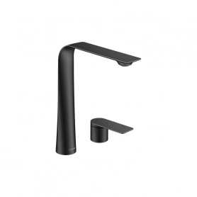 D.1 Смеситель для умывальника на 2 отверстия XL черный