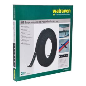 Монтажная лента оцинкованная сталь покрытая резиной 19x3,0 мм 10 м