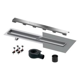 Комплект для монтажа дренажного канала - панель 'steel II' сатин с мембраной