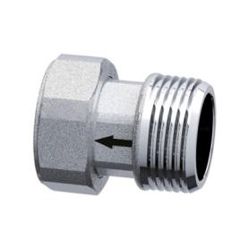 Американка c обратным клапаном хромированный 1/2' x 3/4' НР-НГ под пломбу