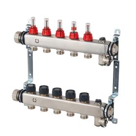 Распределительная гребенка Multidis SFR 2 х G 3/4 с ротаметрами