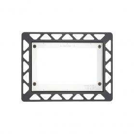 Монтажная рамка для установки стеклянных панелей TECEloop или TECEsquare на уровне стены
