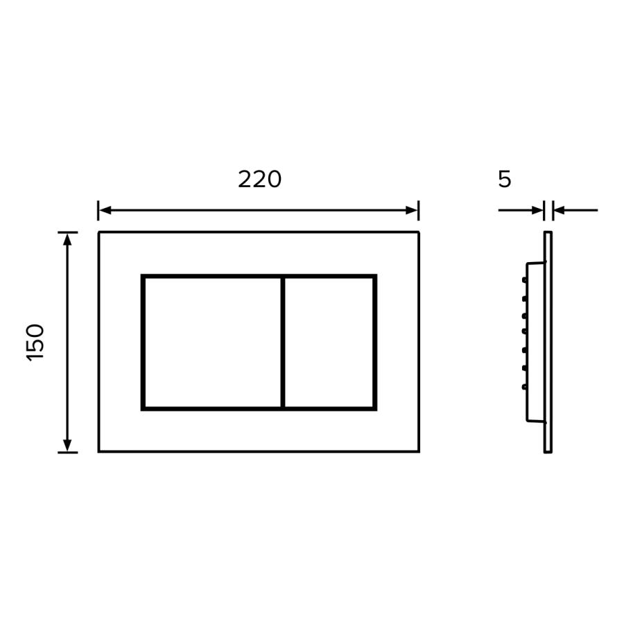 TECE Комплект TECEbase 3.0 с латунным вентилем для установки подвесного унитаза с панелью смыва TECEnow заказать онлайн