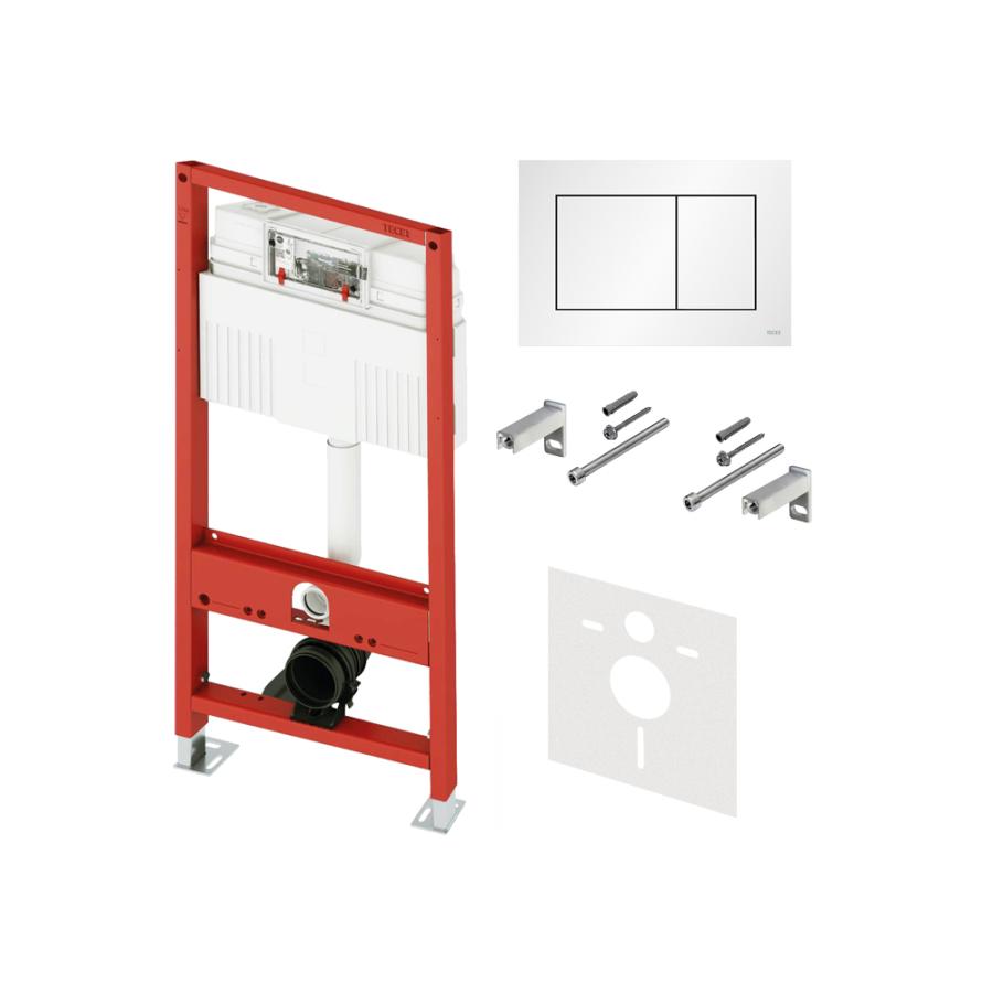 Купить TECE Комплект TECEbase 3.0 с латунным вентилем для установки подвесного унитаза с панелью смыва TECEnow