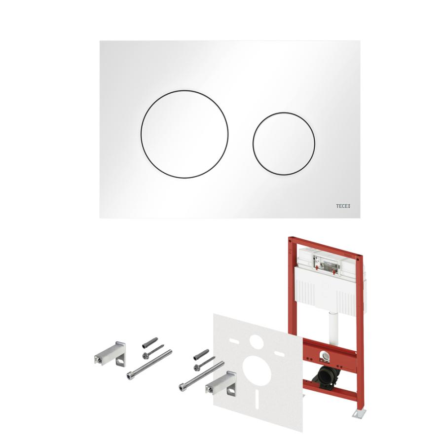 TECE Комплект TECEbase 3.0 с латунным вентилем для установки подвесного унитаза с панелью смыва TECEloop в интернет-магазине