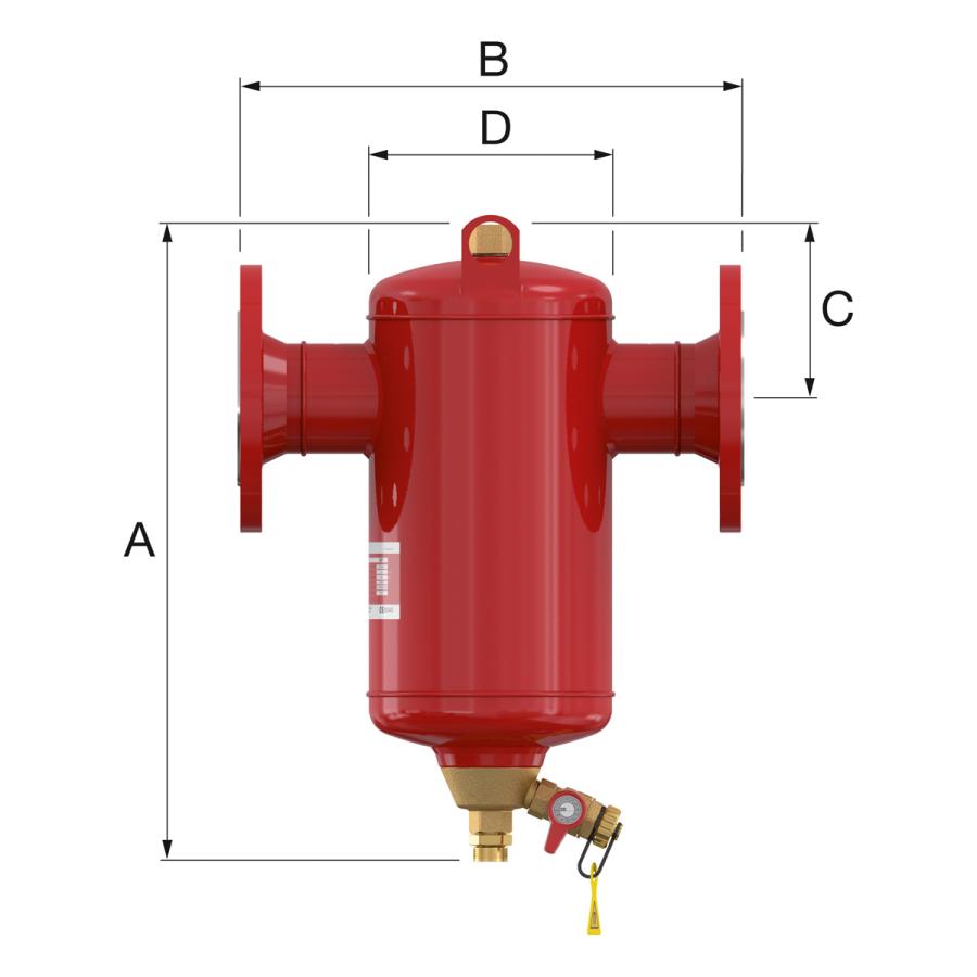 Flamco Сепаратор шлама Flamco Clean R Smart DN 65 мм фланцевое подключение