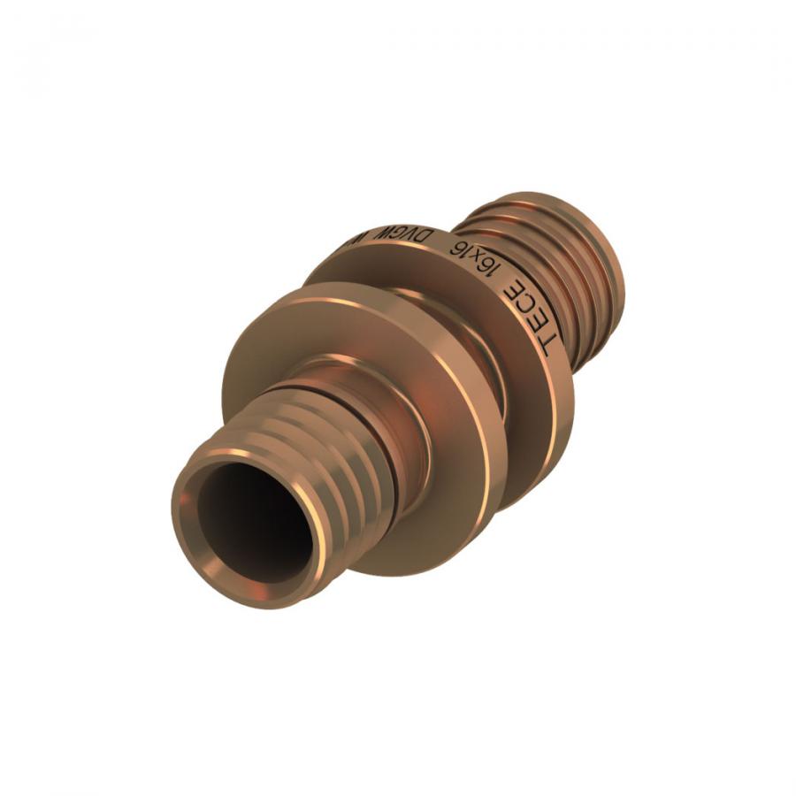 TECE  Соединение труба-труба, бронза 16 × 16  706216  - Изображение 1