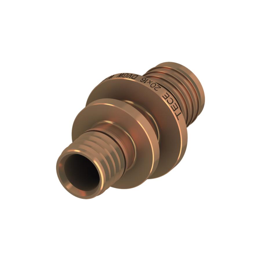 TECE  Соединение труба-труба редукционное, бронза 25 × 16  706604  - Изображение 1