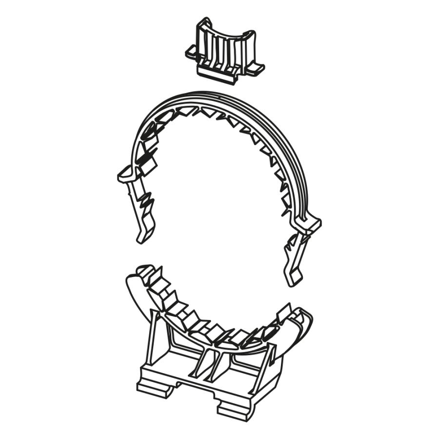 TECE Держатель фанового отвода в комплекте 9820348