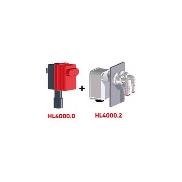 HL  Сифонный блок для двух подключений  HL 4000.2  - Изображение 4