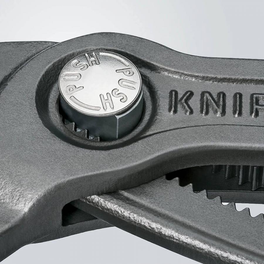 KNIPEX COBRA® ES клещи переставные с фиксатором особо тонкие 32 мм (1 1/4 ) под ключ 34 мм L-250 мм KN-8751250 - Изображение 3