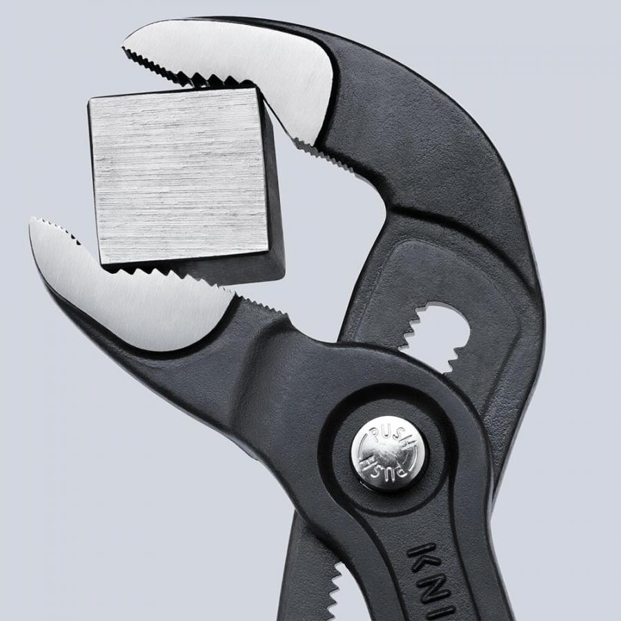 KNIPEX COBRA® клещи переставные с фиксатором 50 мм (2 ) под ключ 46 мм L-250 мм KN-8701250 - Изображение 7