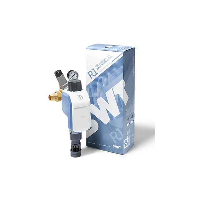BWT  Фильтр механической очистки воды с ручной обратной промывкой с редуктором давления R1 HWS 1'  840370  - Изображение 4