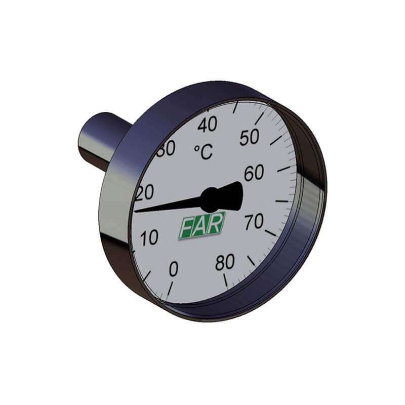 FAR  Термометр Ø 40 мм шкала 0-80°C  FA 2653 80  - Изображение 1