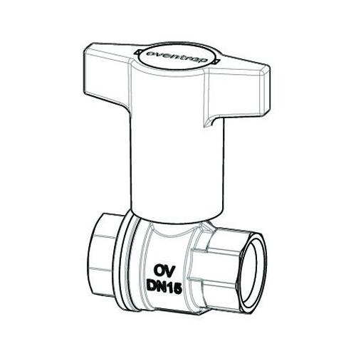 Oventrop шаровый кран Optibal DN 15 ВР-ВР черная пластиковая рукоятка заказать онлайн