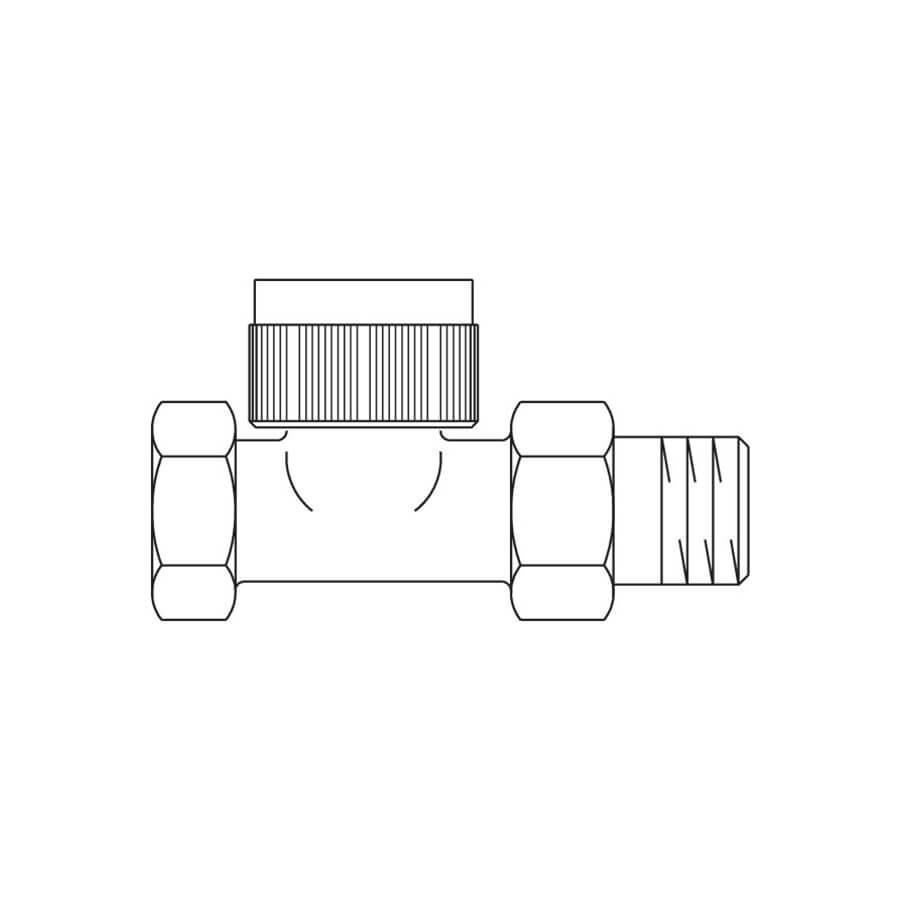 Oventrop  Термовентиль A проходной ¾ DN 15 M 30 x 1,5 G ¾ НР х R ½ НР  1181197  - Изображение 3