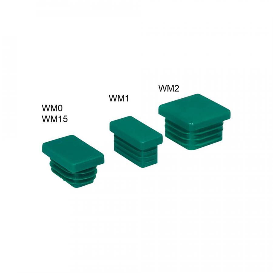 Walraven  BIS RapidRail Заглушка для профиля, цвет зеленый WM0 (27х18 мм), WM15 (30х20 мм)  6566000  - Изображение 1