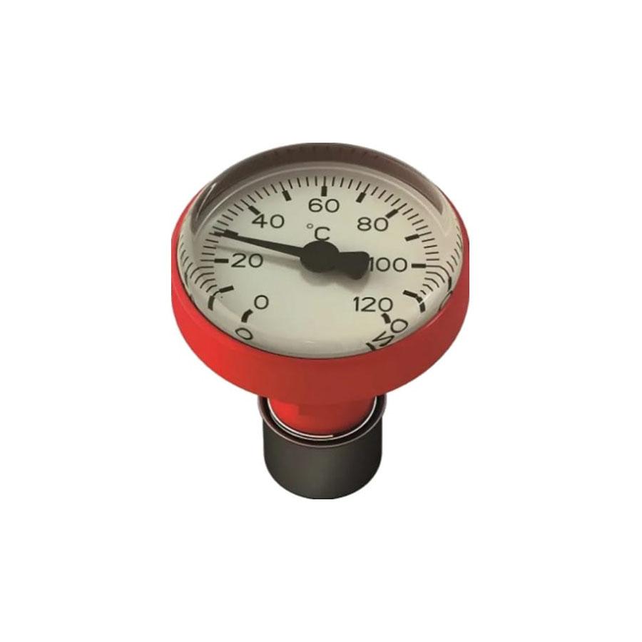 Giacomini  Термометр  для рукояток шаровых кранов красный  R540FY002  - Изображение 1