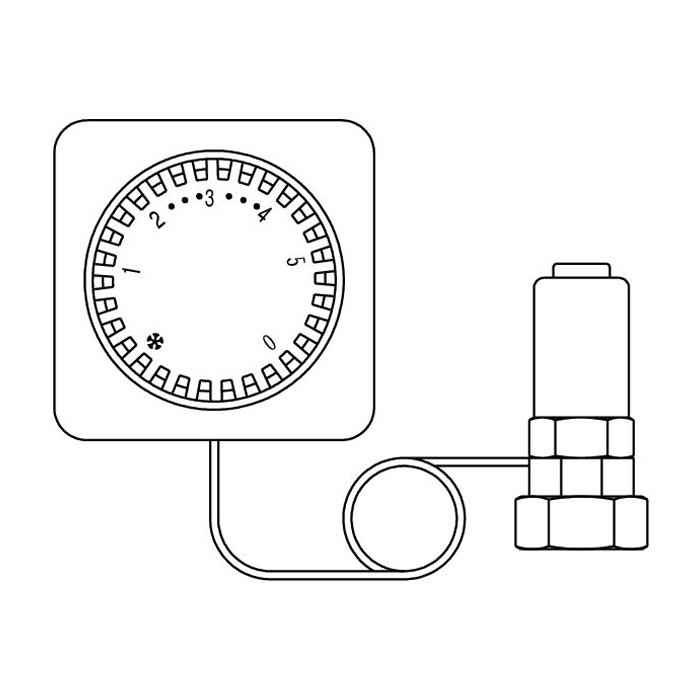 Oventrop  Термостат Uni FH настенный, с капилярной трубкой 5 м  1012296  - Изображение 5