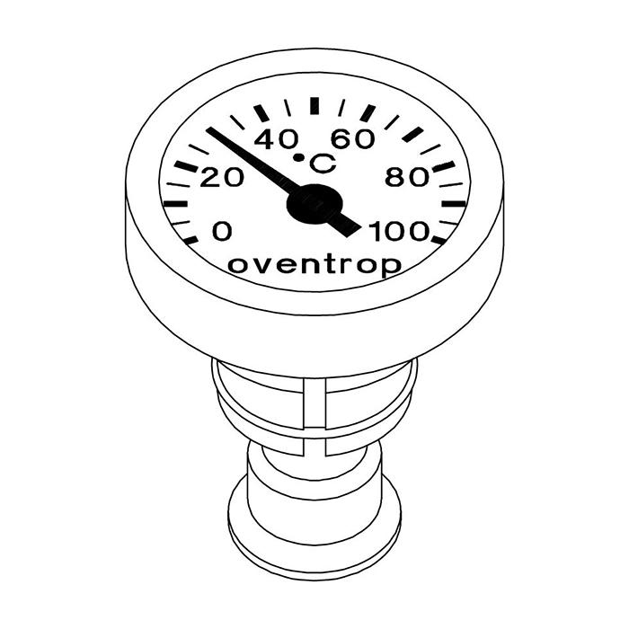 Oventrop  Термометр для шарового крана Optibal DN 10-15 DN 10-15  1077181  - Изображение 2