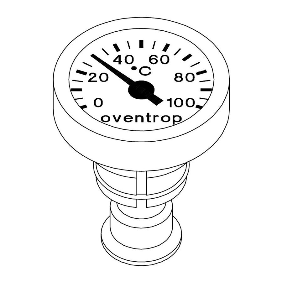 Oventrop  Термометр для шарового крана Optibal DN 20-25 DN 20-25  1077182  - Изображение 3