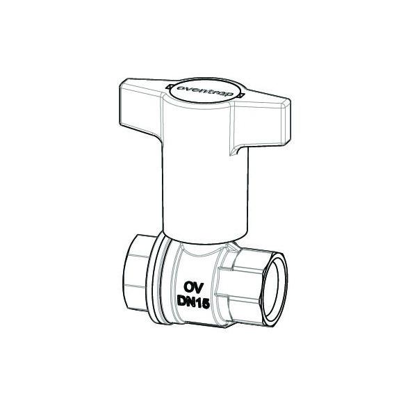 Oventrop Шаровый кран Optibal DN 15 ВР-ВР черная пластиковая рукоятка с термометром заказать онлайн