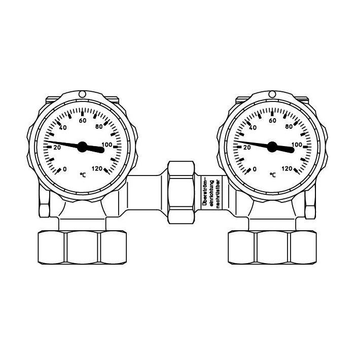 Oventrop Отключающий узел DN 25 для Regumat - 180