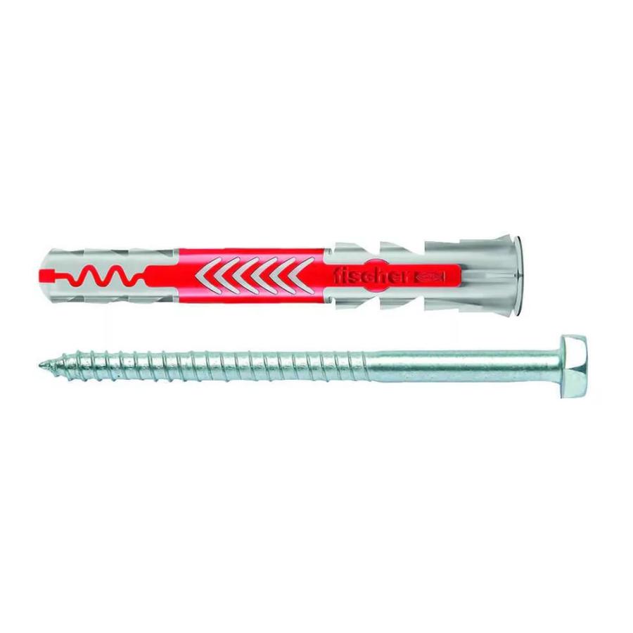 fischer DUOPOWER S двухкомпонентный нейлоновый дюбель с саморезом 538247