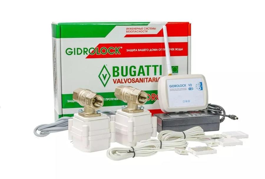 GIDROLOCK  Комплект Gidrolock WIFI 12 V BUGATTI 3/4'  36201022  - Изображение 1