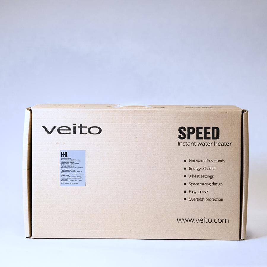 Veito Проточный водонагреватель модель SPEED 9 88 кВт белый 951383 - Изображение 7