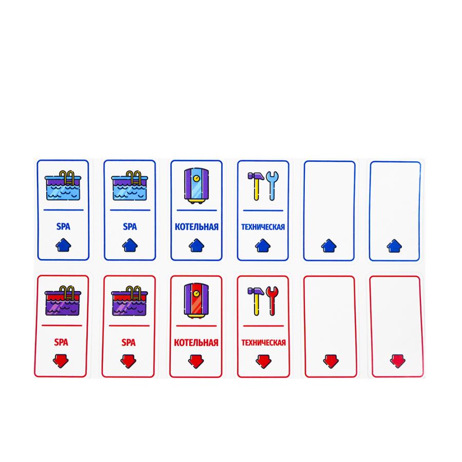 Sankom Комплект маркировочных наклеек «Отопление» (рассчитан на 1 дом или квартиру) изображение