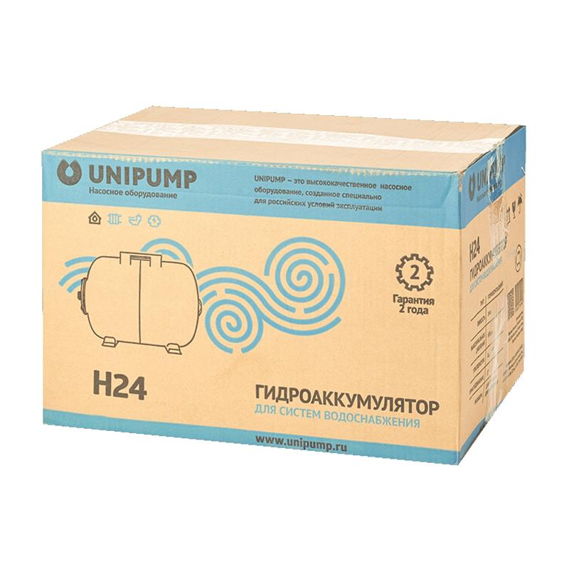 UNIPUMP Гидроаккумулятор 24 л горизонтальный