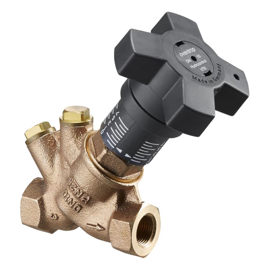 Oventrop Вентиль регулирующий Hydrocontrol VTR ВР-ВР DN 10 PN 25 с заглушками 1060103