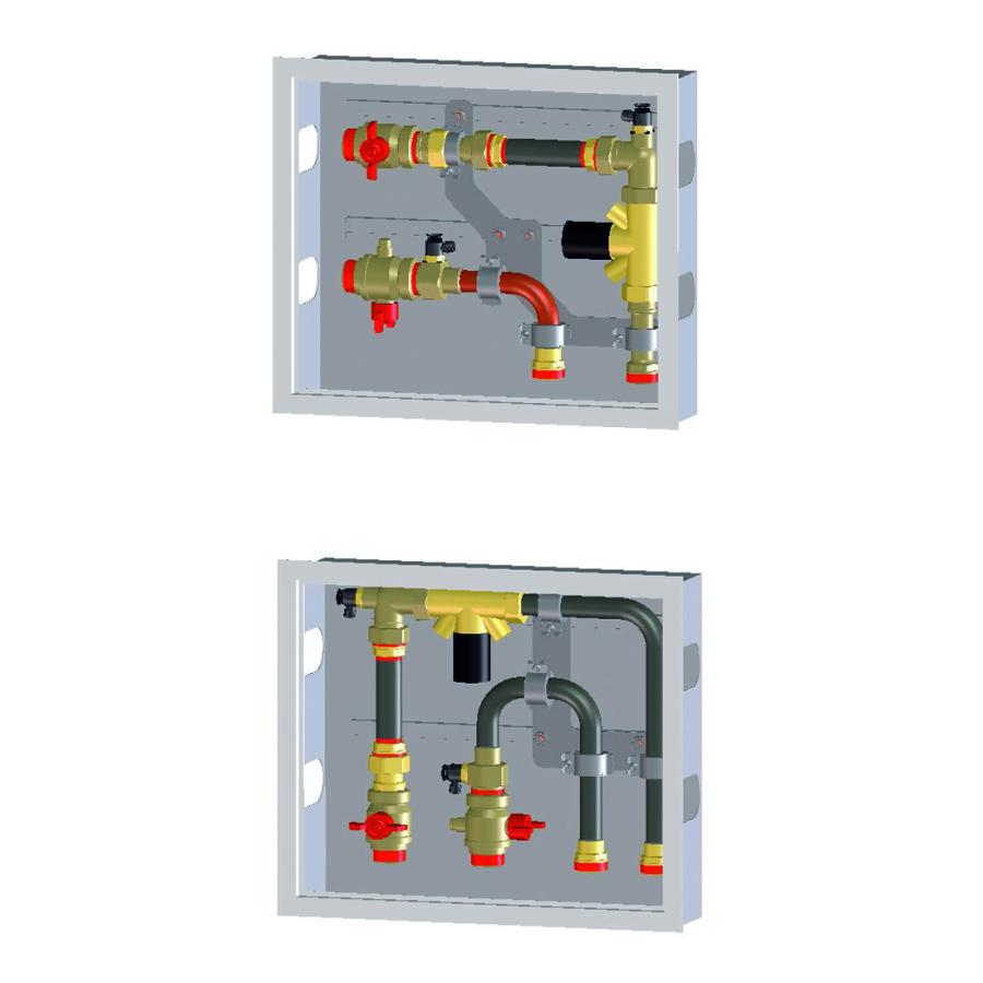 Oventrop Регулятор напольного отопления Floorbox UV вертикальное подключение