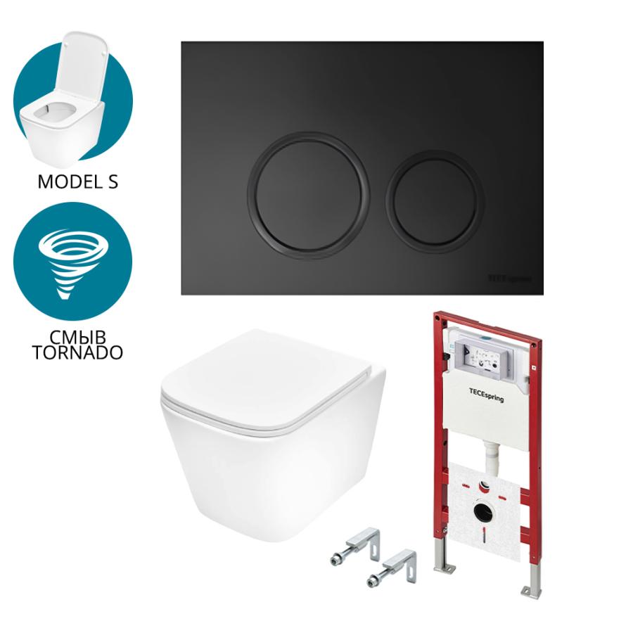 TECEspring Комплект TECEspring для установки подвесного унитаза с панелью смыва TECEspring R K401104WCS