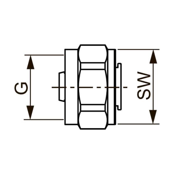 TECEspring Концовка разборная 3/4