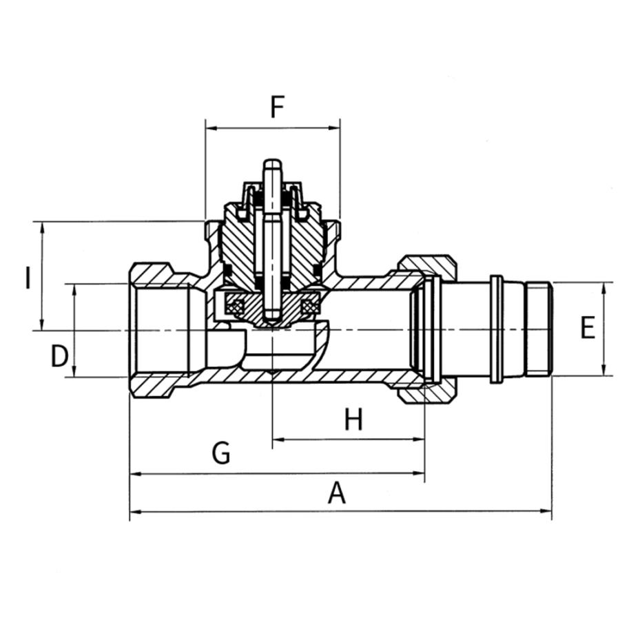 Simplex Термостатический клапан с увеличенным Kv DN20