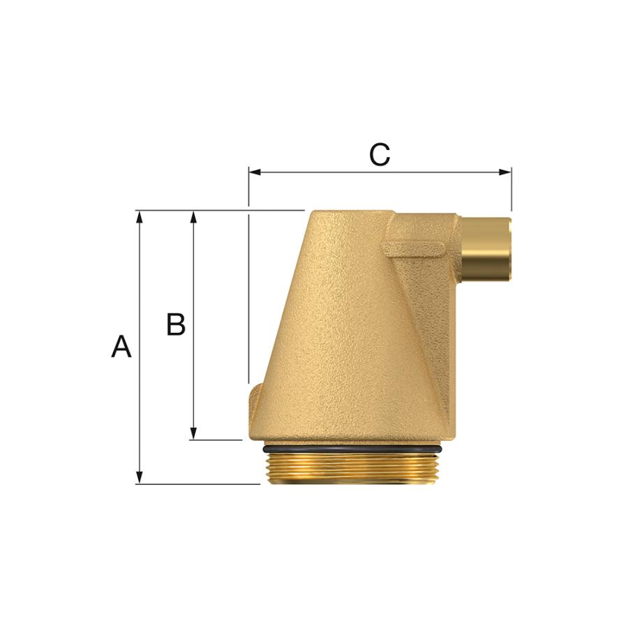 Flamco Автоматический поплавковый воздухоотводчик Automatic air vent 10bar DN22, PN10 серия S