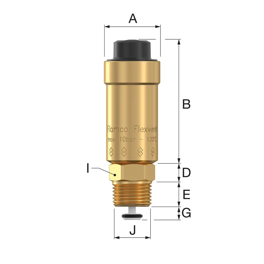 Flamco Автоматический поплавковый воздухоотводчик R1/2