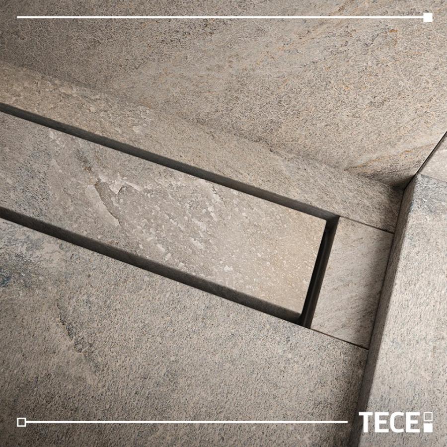 TECE TECEdrainline Дренажный канал для укладки натурального камня Серебристый металлик 650800 - Изображение 5